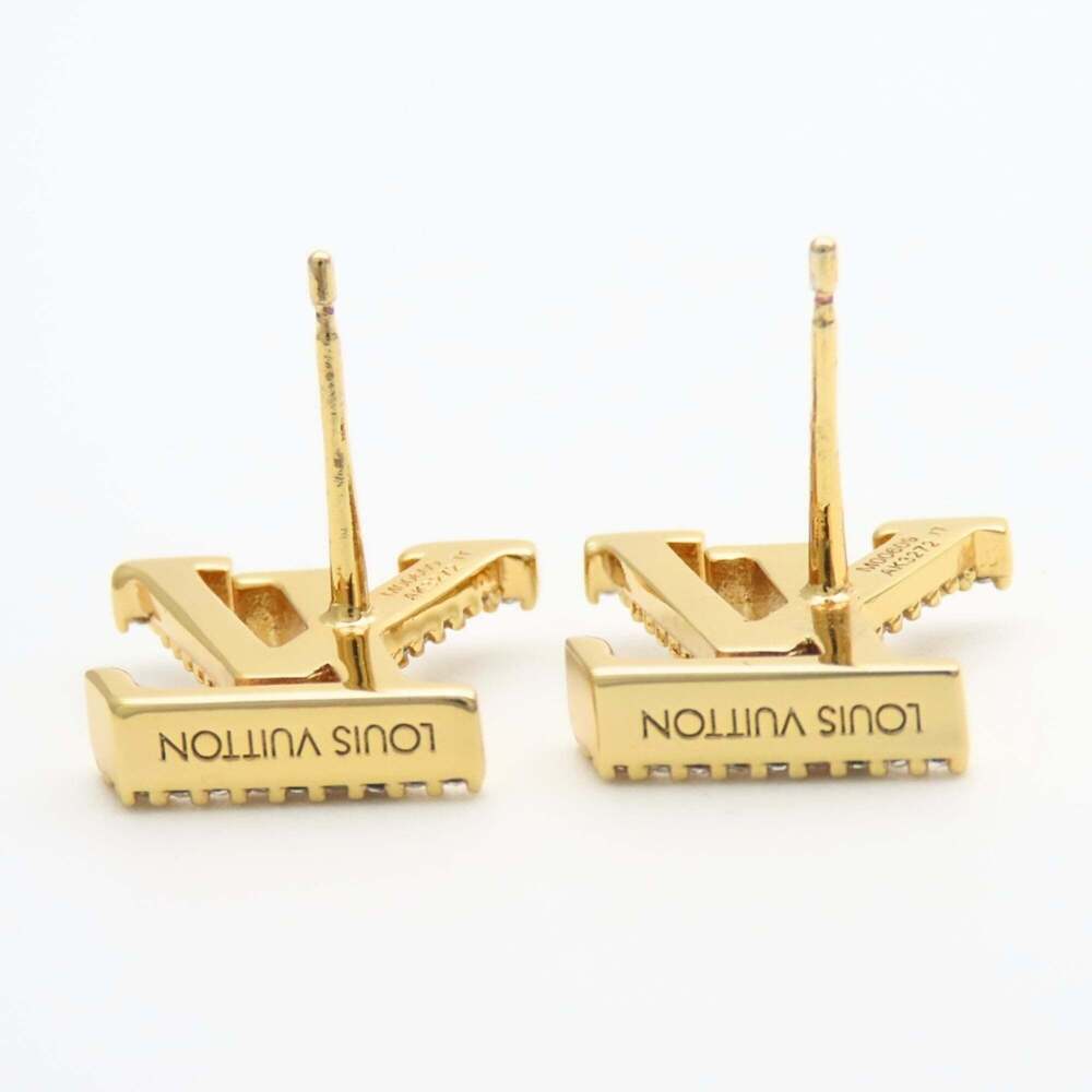 LOUIS VUITTON Gold Earrings - Picture 6 of 9